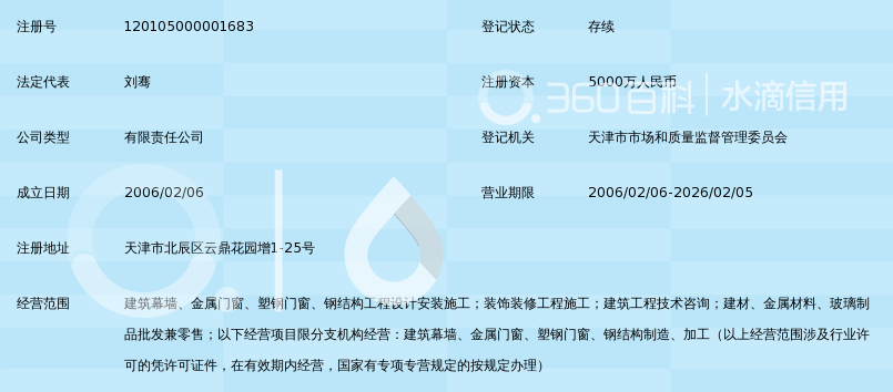 天津市鼎天幕墙装饰工程_360百科 金属门窗工程施工